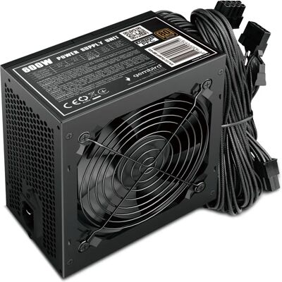 Gembird Netzteil - 600 W - Schwarz - Aktiv PFC - ATX Gembird Netzteil - 600 W - Schwarz - Aktiv PFC - ATX