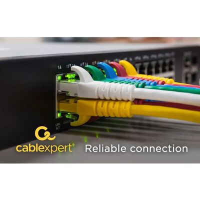 Gembird PP6A-LSZHCU-Y-0.25M Sárga Hálózati Kábel Cat6a S/FTP Gembird PP6A-LSZHCU-Y-0.25M Sárga Hálózati Kábel Cat6a S/FTP