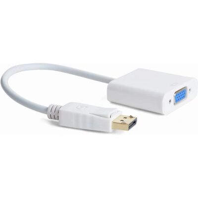 Gembird A-DPM-VGAF-02-W Weiß DisplayPort VGA Adapter - Videoadapter Gembird A-DPM-VGAF-02-W Weiß DisplayPort VGA Adapter - Videoadapter