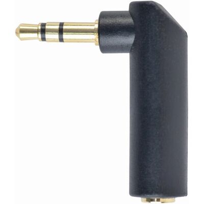 Gembird A-3.5M-3.5FL Kabel-Adapter - Schwarz Gembird A-3.5M-3.5FL Kabel-Adapter - Schwarz