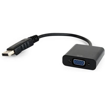 Gembird AB-DPM-VGAF-02 Videokábel adapter VGA DisplayPort Fekete Gembird AB-DPM-VGAF-02 Videokábel adapter VGA DisplayPort Fekete