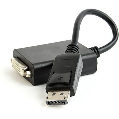 Gembird DisplayPort v.1.2 - Dual-Link DVI Adapter - 10cm Gembird DisplayPort v.1.2 - Dual-Link DVI Adapter - 10cm