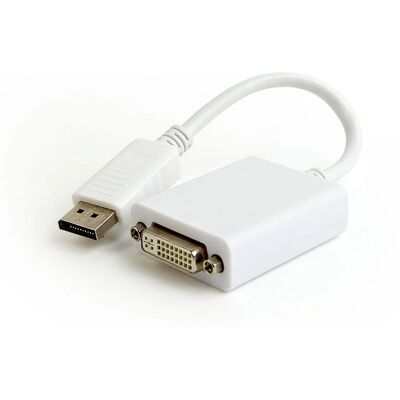 Gembird A-DPM-DVIF-03-W Video-Kabeladapter - DisplayPort auf DVI Schwarz Gembird A-DPM-DVIF-03-W Video-Kabeladapter - DisplayPort auf DVI Schwarz