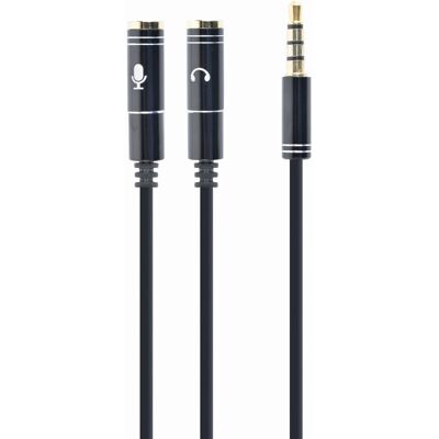 Gembird Audio Mikrofonadapter 3,5mm - Audiokabel 0,2 m - Schwarz Gembird Audio Mikrofonadapter 3,5mm - Audiokabel 0,2 m - Schwarz