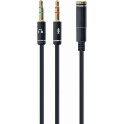 Diviseur audio 3,5 mm Gembird - 20cm - Noir - Publicité Diviseur audio 3,5 mm Gembird - 20cm - Noir - Publicité