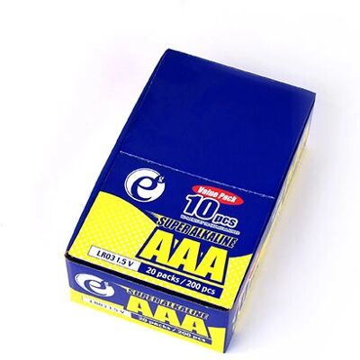 EnerGenie AAA Alkalibatterien - 10 Stück - Batterien EnerGenie AAA Alkalibatterien - 10 Stück - Batterien