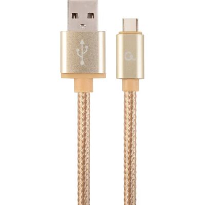 Gembird USB-Kabel - 1,8 m USB 2.0 A zu C Gold Gembird USB-Kabel - 1,8 m USB 2.0 A zu C Gold
