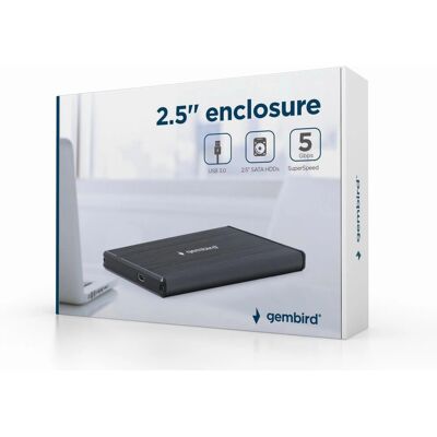 Boîtier de stockage Gembird EE2-U3S-3 - Noir - 2,5" - SATA - 2TB - Publicité Boîtier de stockage Gembird EE2-U3S-3 - Noir - 2,5" - SATA - 2TB - Publicité