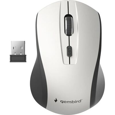 Mouse sem fio Gembird MUSW-4B-02-BS - 1600 DPI Ambidestro Mouse sem fio Gembird MUSW-4B-02-BS - 1600 DPI Ambidestro