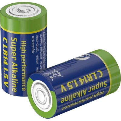 Gembird EG-BA-LR14-01 - Alkaliska Haushaltsbatteri - Batterityp: Einweg, Größe: LR14, Spannung: 1,5V Gembird EG-BA-LR14-01 - Alkaliska Haushaltsbatteri - Batterityp: Einweg, Größe: LR14, Spannung: 1,5V