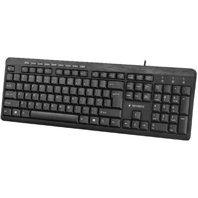 Gembird KB-UM-106 Schwarze - Tastatur mit US-Layout Gembird KB-UM-106 Schwarze - Tastatur mit US-Layout