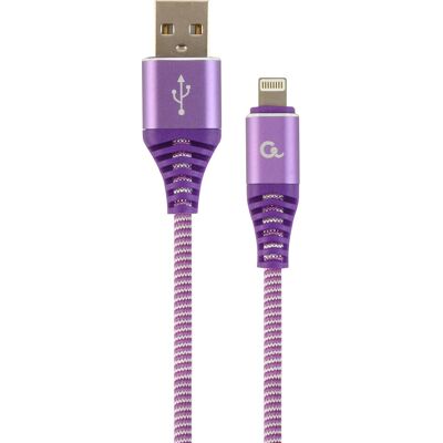 Gembird Lightning-Kabel - Lila, Weiß - 1,8 m - Lightning-Kabel Gembird Lightning-Kabel - Lila, Weiß - 1,8 m - Lightning-Kabel