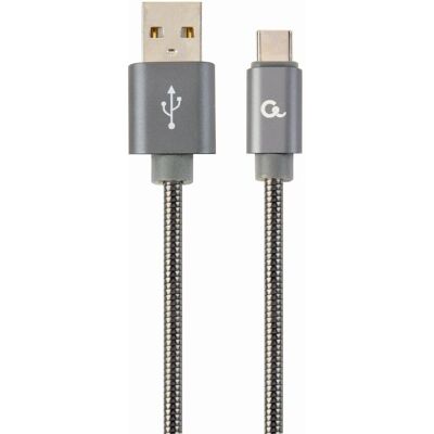 Cablexpert Kabel 1m - USB-C zu USB-C - Grau - USB 2.0 - Daten & Laden Cablexpert Kabel 1m - USB-C zu USB-C - Grau - USB 2.0 - Daten & Laden