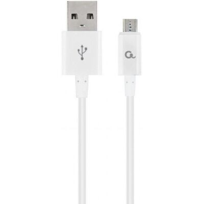 Cablexpert USB 2.0 Micro-USB B 1 m Weiß - USB Kabel Cablexpert USB 2.0 Micro-USB B 1 m Weiß - USB Kabel