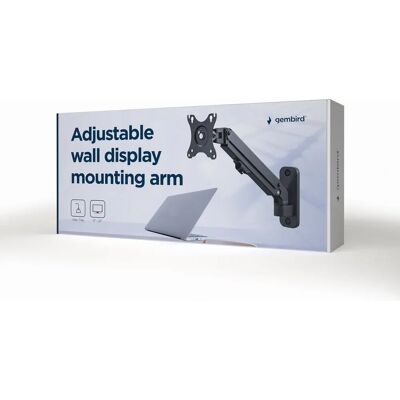 Gembird MA-WA1-01 Monitorhalterung - Unterstützt bis 27" - Wandmontage Gembird MA-WA1-01 Monitorhalterung - Unterstützt bis 27" - Wandmontage