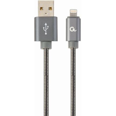 Cablexpert Modell CC-USB2S-AMLM-2M-BG Graues Lightning Kabel Cablexpert Modell CC-USB2S-AMLM-2M-BG Graues Lightning Kabel