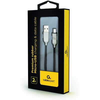 Gembird Micro-USB 2m USB Kabel - Czarny Gembird Micro-USB 2m USB Kabel - Czarny