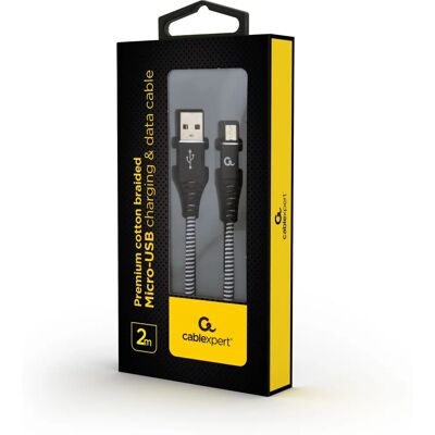 Cablexpert Modell CC-USB2B-AMMBM-2M-BW - USB-Kabel 2m Schwarz Cablexpert Modell CC-USB2B-AMMBM-2M-BW - USB-Kabel 2m Schwarz