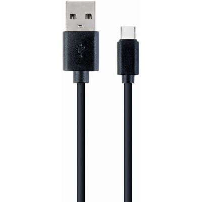 Câble USB Cablexpert CC-USB2-AMCM-1M - Noir - Publicité Câble USB Cablexpert CC-USB2-AMCM-1M - Noir - Publicité