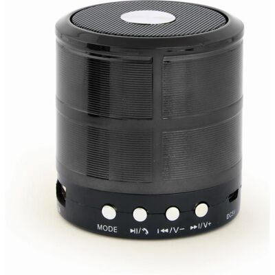 Gembird SPK-BT-08-BK Tragbarer Bluetooth-Lautsprecher - Mono 3 W Gembird SPK-BT-08-BK Tragbarer Bluetooth-Lautsprecher - Mono 3 W