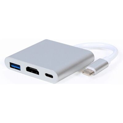 Gembird USB-Grafikadapter - Silber - Unterstützt 4K bei 30Hz Gembird USB-Grafikadapter - Silber - Unterstützt 4K bei 30Hz