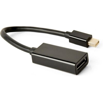 Gembird A-mDPM-DPF4K-01 0,15 m Mini DisplayPort DisplayPort Adapter - Schwarz Gembird A-mDPM-DPF4K-01 0,15 m Mini DisplayPort DisplayPort Adapter - Schwarz