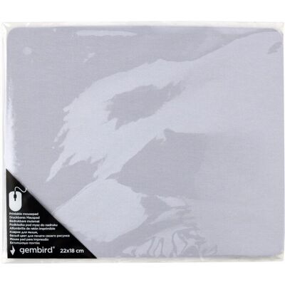 Gembird Gembird MP-PRINT-S alfombrilla de ratón - Blanco Gembird Gembird MP-PRINT-S alfombrilla de ratón - Blanco