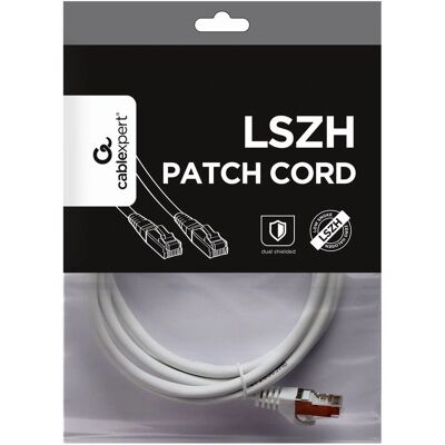Gembird PP6A-LSZHCU-W-2M Weiß Cat6a S/FTP Netzwerkkabel Gembird PP6A-LSZHCU-W-2M Weiß Cat6a S/FTP Netzwerkkabel