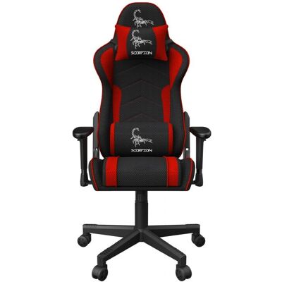 Gembird GC-SCORPION-01X Gaming Stuhl Schwarz Rot - PC Gaming Chair Gembird GC-SCORPION-01X Gaming Stuhl Schwarz Rot - PC Gaming Chair