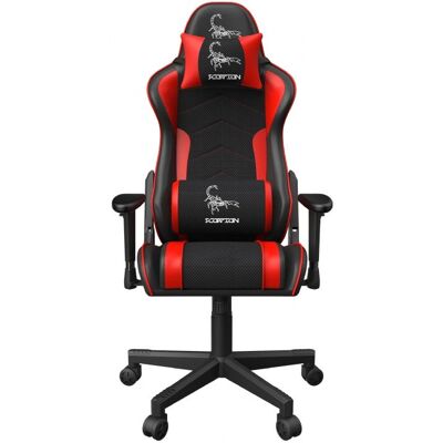 Gembird GC-SCORPION-02X Schwarzt Rot Gaming-Stuhl Gembird GC-SCORPION-02X Schwarzt Rot Gaming-Stuhl