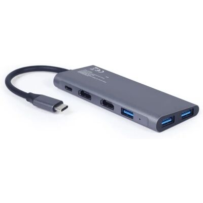 Gembird USB adapter graficzny - 3840 x 2160 - wyjście HDMI podwójne Gembird USB adapter graficzny - 3840 x 2160 - wyjście HDMI podwójne