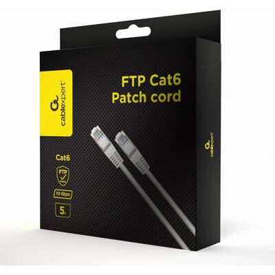 Gembird PPB6-5M Weißes Cat6 F/UTP Netzwerkkabel Gembird PPB6-5M Weißes Cat6 F/UTP Netzwerkkabel