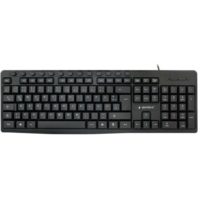 Gembird KB-UM-107-DE - Deutsches Schwarzes Keyboard Gembird KB-UM-107-DE - Deutsches Schwarzes Keyboard