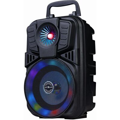 Haut-parleur Bluetooth portable Gembird SPK-BT-LED-01 Noir - Publicité Haut-parleur Bluetooth portable Gembird SPK-BT-LED-01 Noir - Publicité