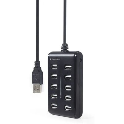 Gembird UHB-U2P10P-01 Hub USB 2.0 de 10 Puertos - Hub USB Gembird UHB-U2P10P-01 Hub USB 2.0 de 10 Puertos - Hub USB