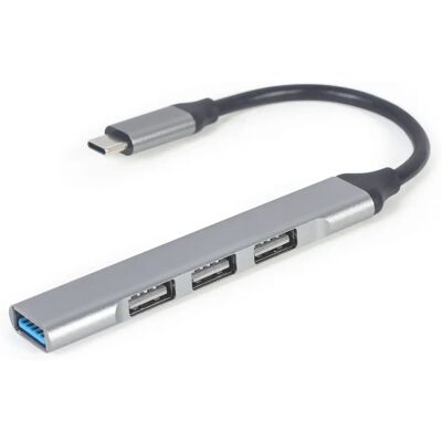 Gembird UHB-CM-U3P1U2P3-02 Laptop Dock - 4-Port USB-C - Silber Gembird UHB-CM-U3P1U2P3-02 Laptop Dock - 4-Port USB-C - Silber