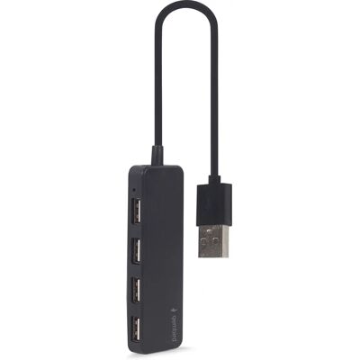 Gembird UHB-U2P4-06 USB-Hub - 4-Port, Schwarz Gembird UHB-U2P4-06 USB-Hub - 4-Port, Schwarz