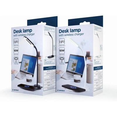 Gembird kabelloses Ladegerät TA-WPC10-LED-01-W - Smartphone Weiß Innenbereich Gembird kabelloses Ladegerät TA-WPC10-LED-01-W - Smartphone Weiß Innenbereich