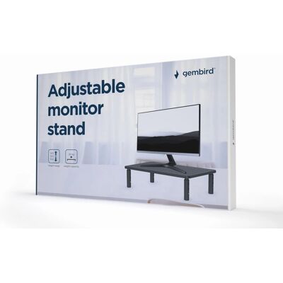 Gembird MS-TABLE-01 Monitorhalterung - Höhenverstellbar - Schwarz Gembird MS-TABLE-01 Monitorhalterung - Höhenverstellbar - Schwarz