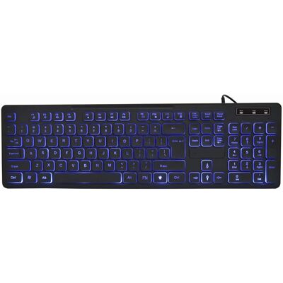 Gembird Gembird KB-UML3-02 Hintergrundbeleuchtetes QWERTY-Tastatur - Tastaturart Gembird Gembird KB-UML3-02 Hintergrundbeleuchtetes QWERTY-Tastatur - Tastaturart