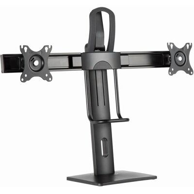 Support moniteur Gembird MS-D2-01 - Supporte écrans de 17-27 pouces - Noir - Publicité Support moniteur Gembird MS-D2-01 - Supporte écrans de 17-27 pouces - Noir - Publicité