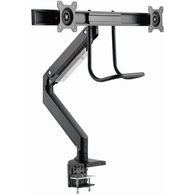 Gembird Gembird MA-DA2-04 Monitor Halterung - 17-32 Zoll, Schwarz Gembird Gembird MA-DA2-04 Monitor Halterung - 17-32 Zoll, Schwarz