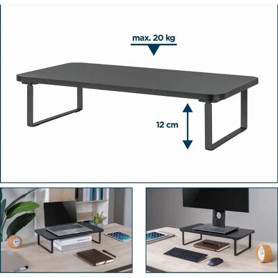Gembird MS-TABLE-03 Monitorständer - Ergonomische Unterstützung Gembird MS-TABLE-03 Monitorständer - Ergonomische Unterstützung