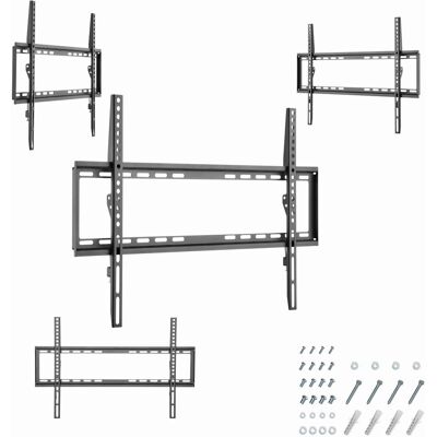 Support TV Gembird WM-70F-03 - 37-70 pouces, Noir - Publicité Support TV Gembird WM-70F-03 - 37-70 pouces, Noir - Publicité