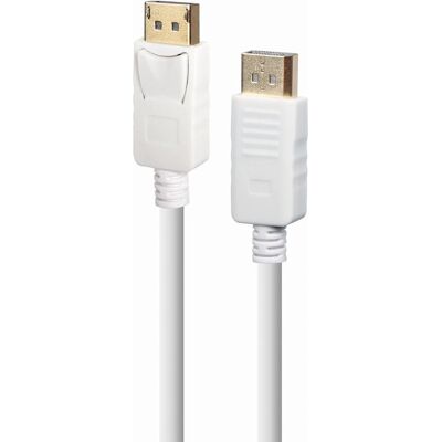 Gembird CC-DP2-6-W DisplayPort-Kabel - 1,8 m Weiß - DisplayPort Kabel Gembird CC-DP2-6-W DisplayPort-Kabel - 1,8 m Weiß - DisplayPort Kabel