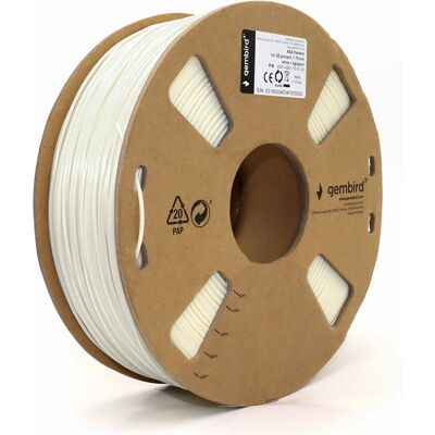 Gembird Weiß 1,75mm PETG Filament - 3D Druckmaterial Gembird Weiß 1,75mm PETG Filament - 3D Druckmaterial