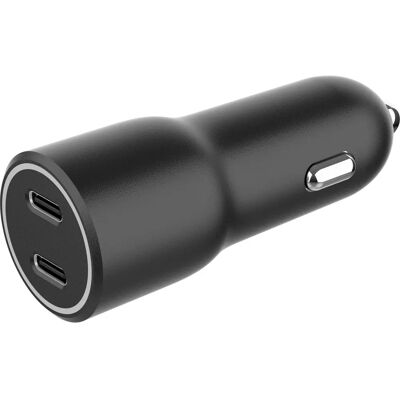 Gembird Universal biloplader 2 USB-C 40W sort Gembird Universal biloplader 2 USB-C 40W sort