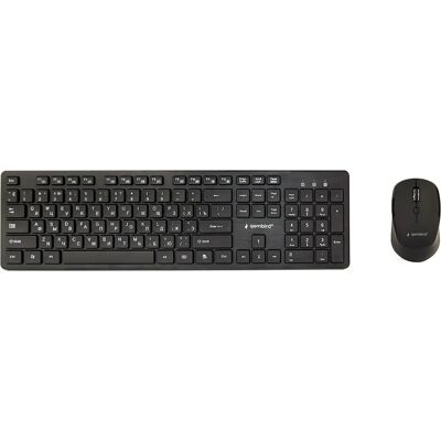 Gembird KBS-WCH-04-RU Funk Tastatur und Maus - Vollgröße - Schwarz Gembird KBS-WCH-04-RU Funk Tastatur und Maus - Vollgröße - Schwarz
