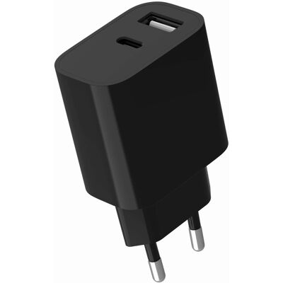 Gembird Univerzális kétportos USB-töltő - 12W - Fekete Gembird Univerzális kétportos USB-töltő - 12W - Fekete