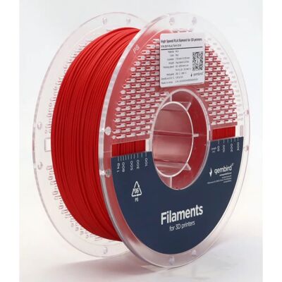 Gembird Filament PLA de viteză mare roșu - Filament Gembird Filament PLA de viteză mare roșu - Filament